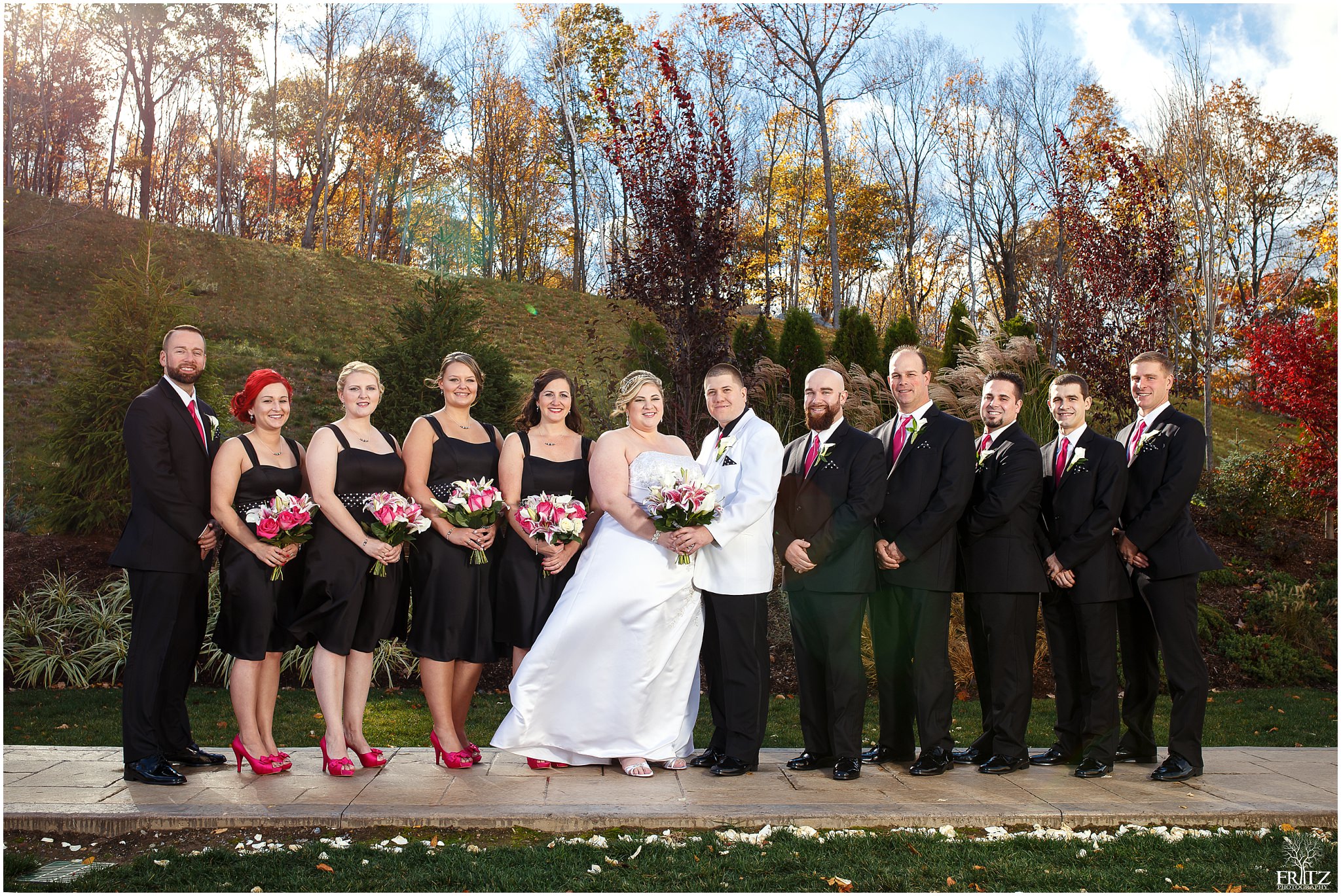 Bridal Party at Aria - Prospect, CT Wedding