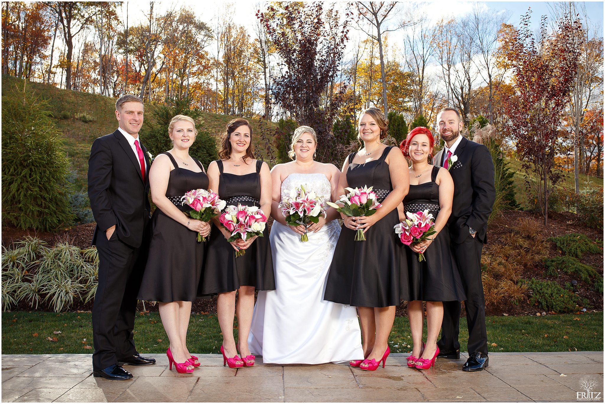 Bridal Party at Aria - Prospect, CT Wedding