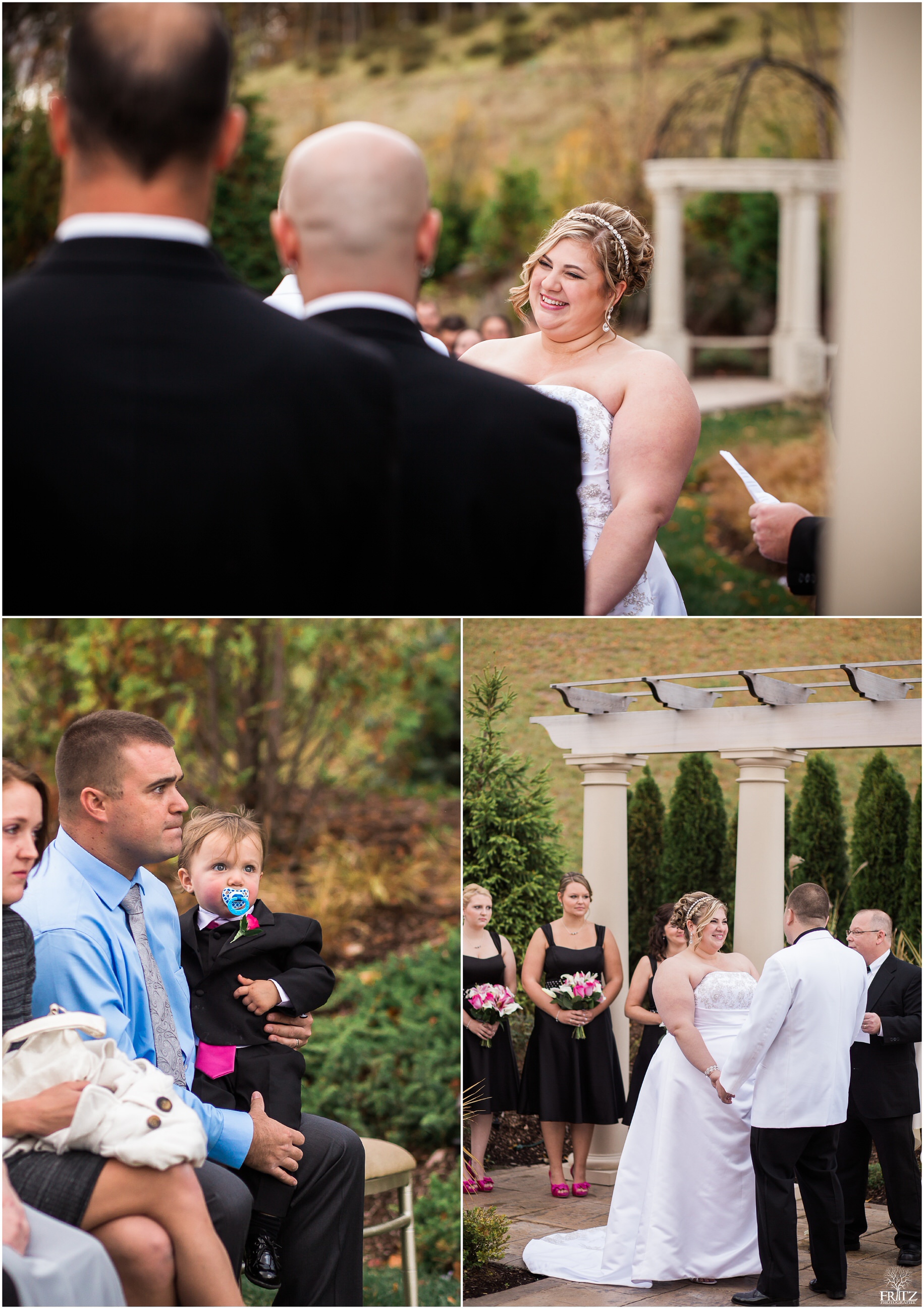 Ceremony at Aria - Prospect, CT Wedding