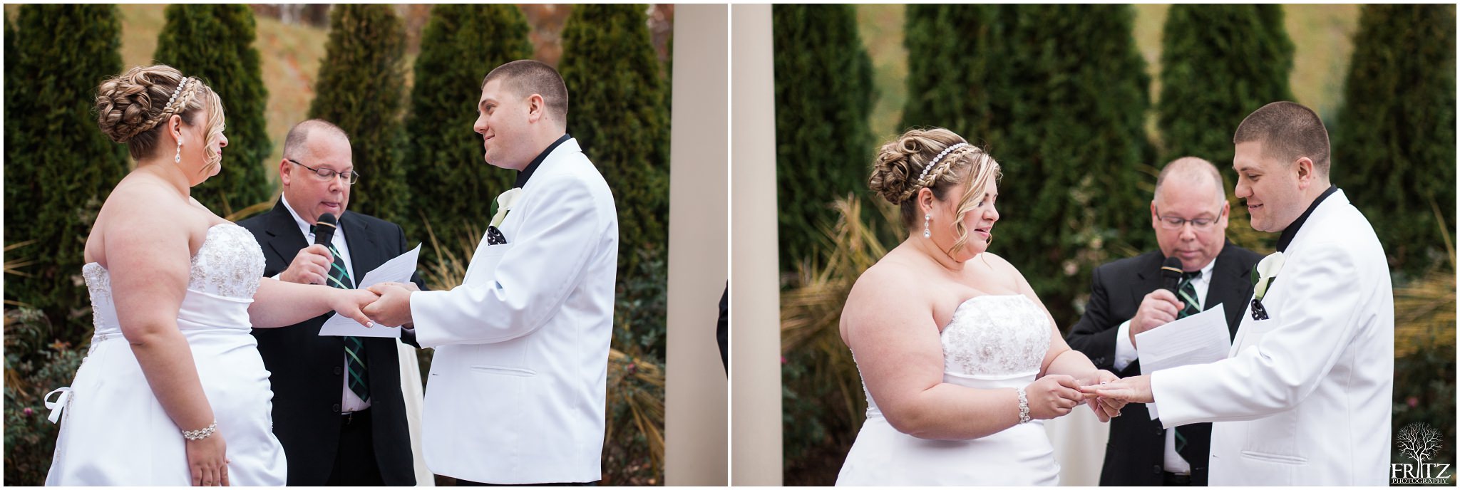 Ceremony at Aria - Prospect, CT Wedding