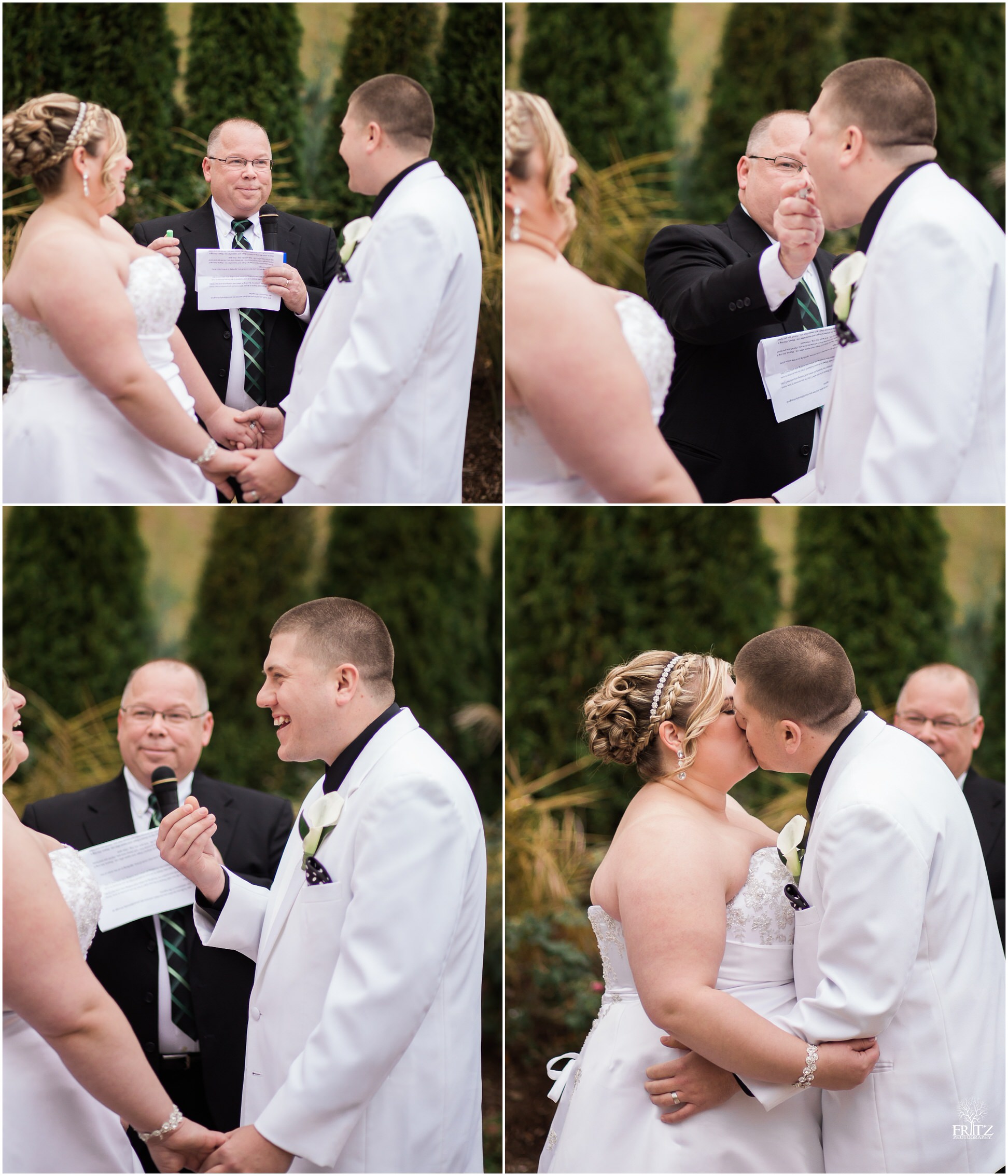 Ceremony at Aria - Prospect, CT Wedding