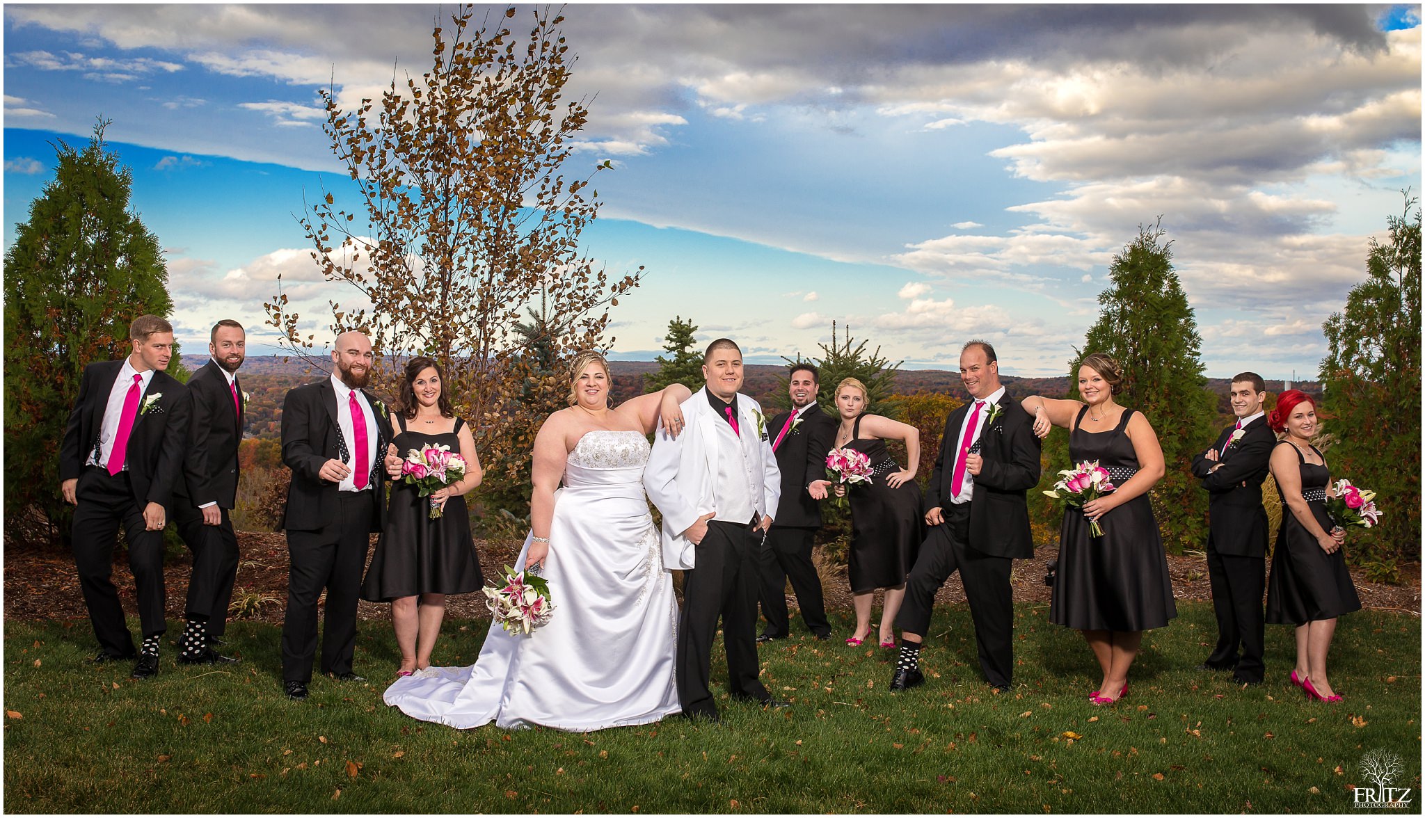 Bridal Party at Aria - Prospect, CT Wedding